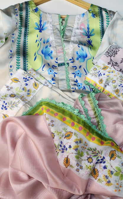 Printed Silk-Stitched 3pc-Online Dubai