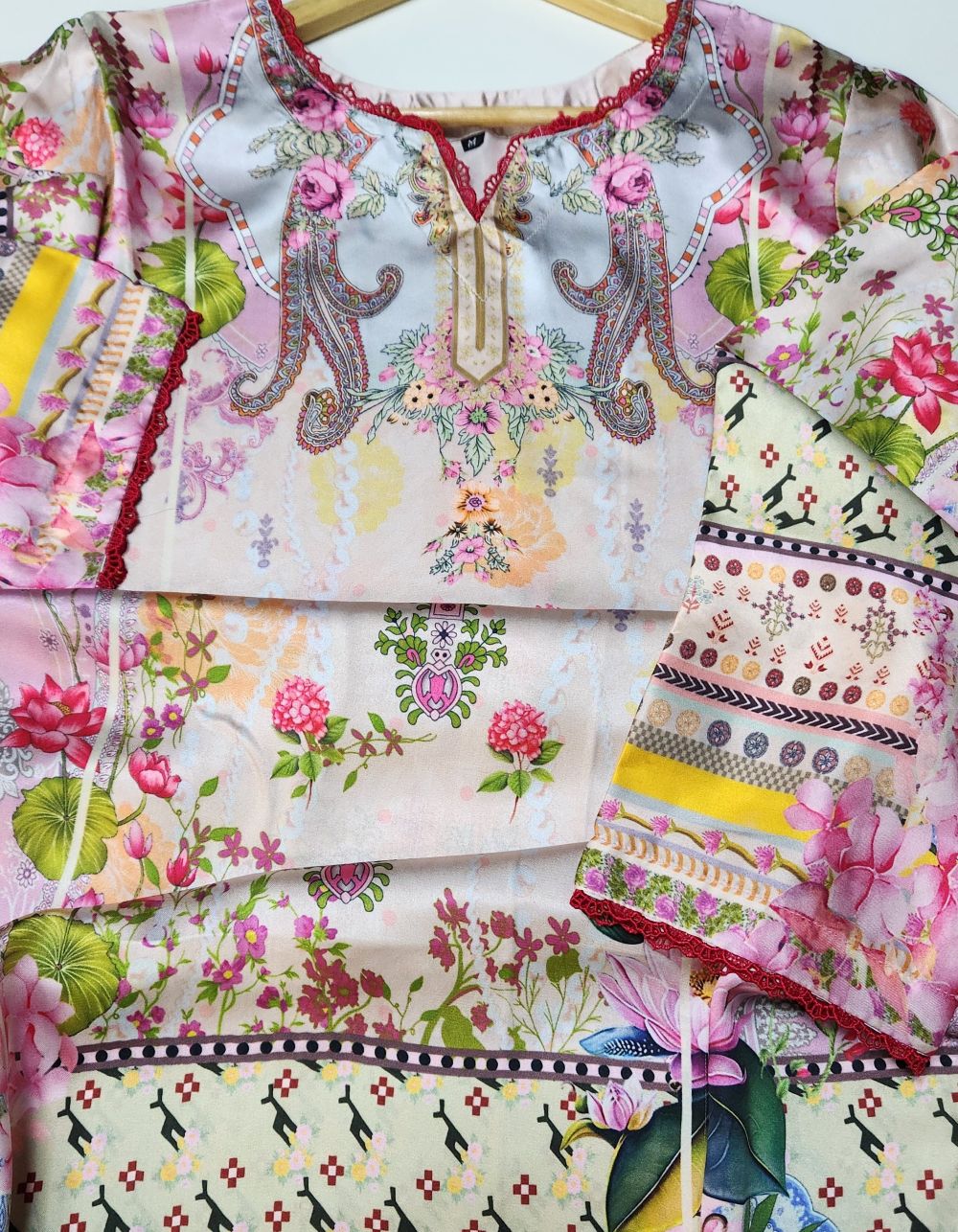 Printed Silk-Stitched 3pc- RW3- 41